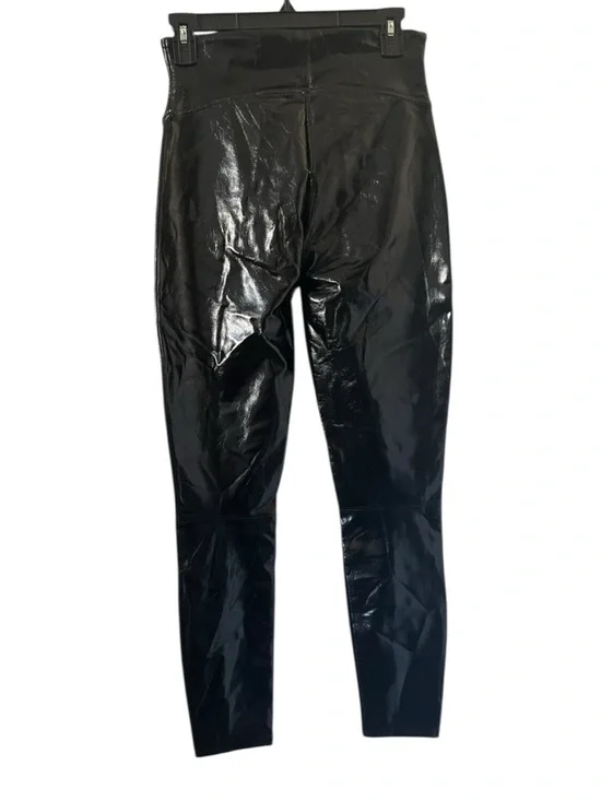 Spanx Faux Patent Leather Leggings Size M - Picture 3 of 13